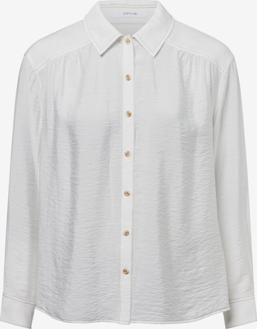 OPUS Blouse in Wit: voorkant