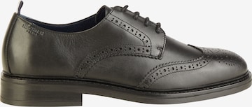 HECHTER PARIS Lace-up shoe in Black: front