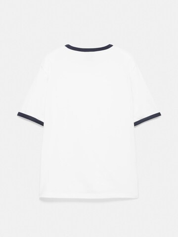 Pull&Bear Тениска в бяло