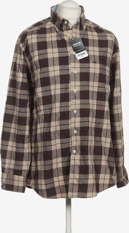 FYNCH-HATTON Button Up Shirt in XL in Brown: front