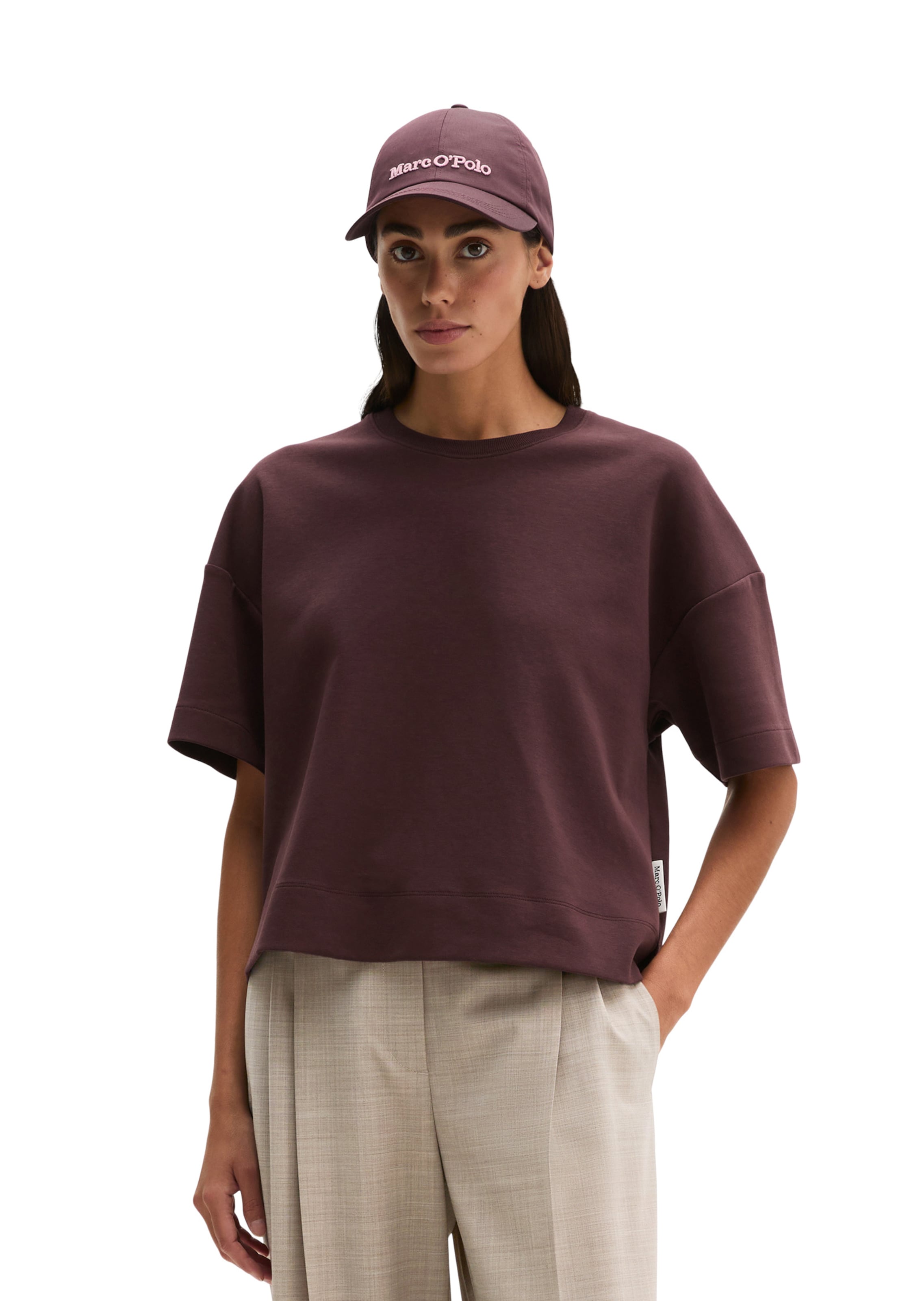 Marc O'Polo Shirt in Rood: voorkant