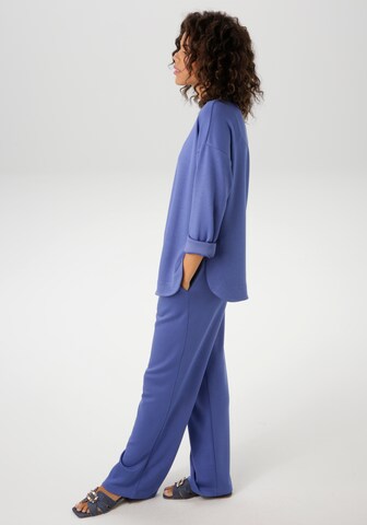 Aniston CASUAL Wide leg Pants in Blue