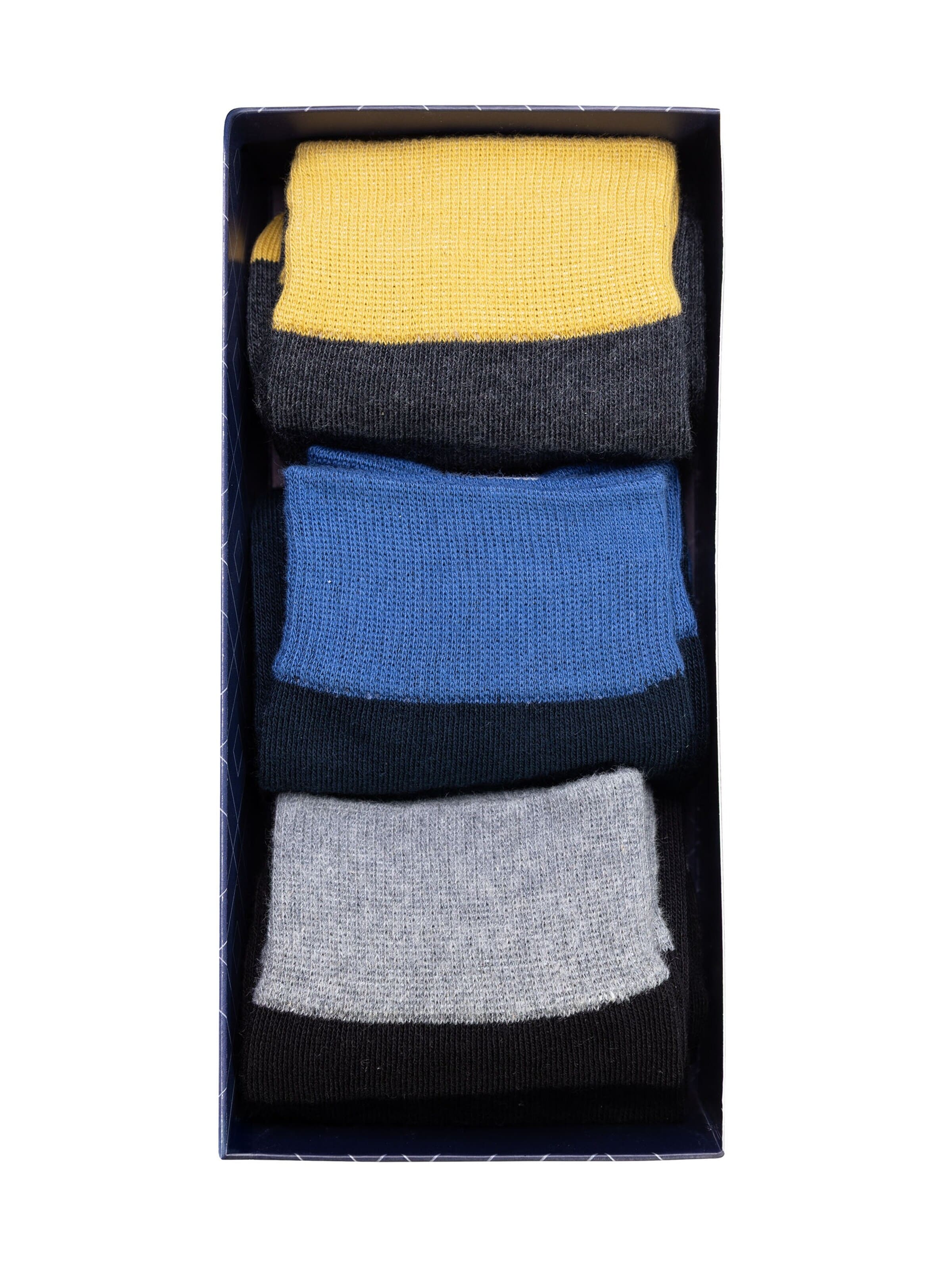 Gambaletto '3 Pack Calze Lunghe Fantasia - Confezione Regalo - Ciocca' di Ciocca in blu