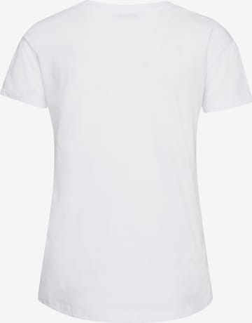 T-shirt 'Shell' Orsay en blanc