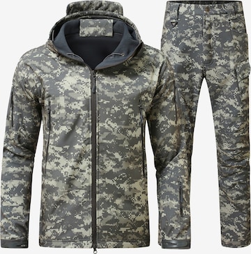 Youthup Sports Suit in Grey: front