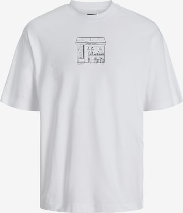 JACK & JONES Shirt 'Doodle' in White: front