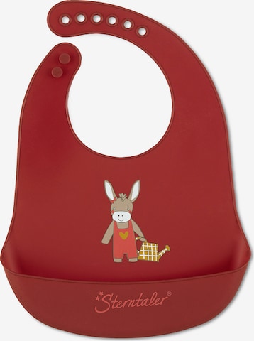 STERNTALER Bib in Red: front