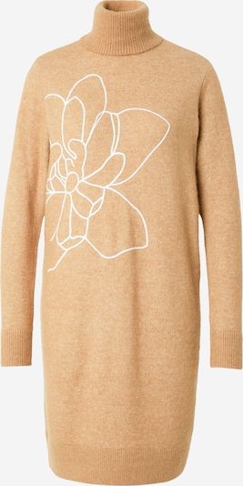 YAS Pletena haljina 'YASJUVA' u karamela / bijela, Pregled proizvoda