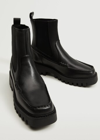 MANGO Chelsea Boots 'Сonga' in Black