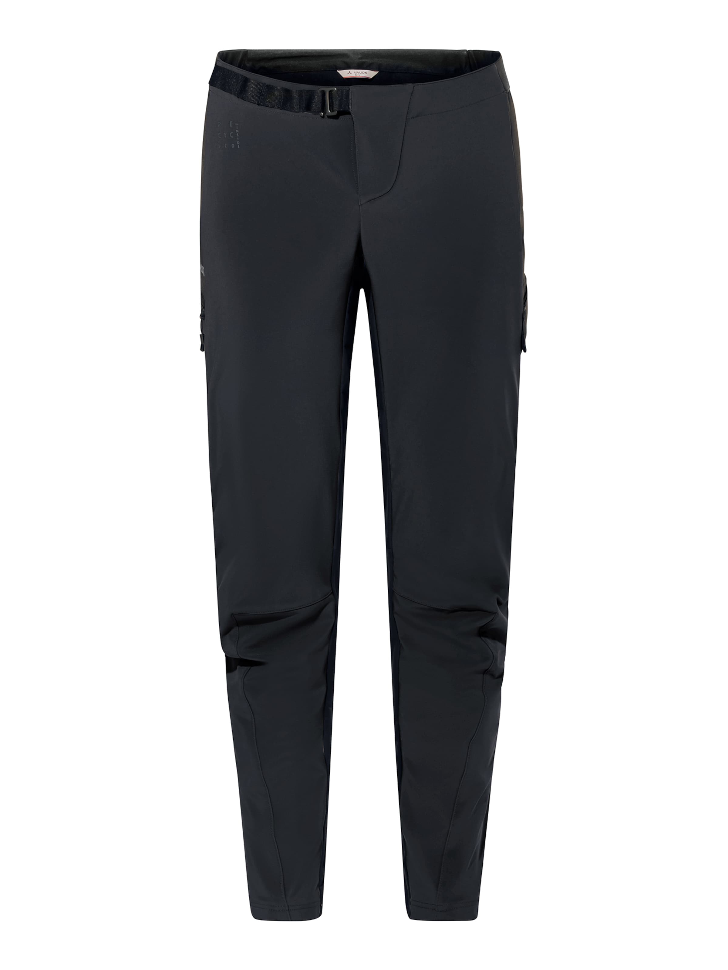 VAUDE Regular Outdoor trousers 'Moab Pro SFT' in Black: front