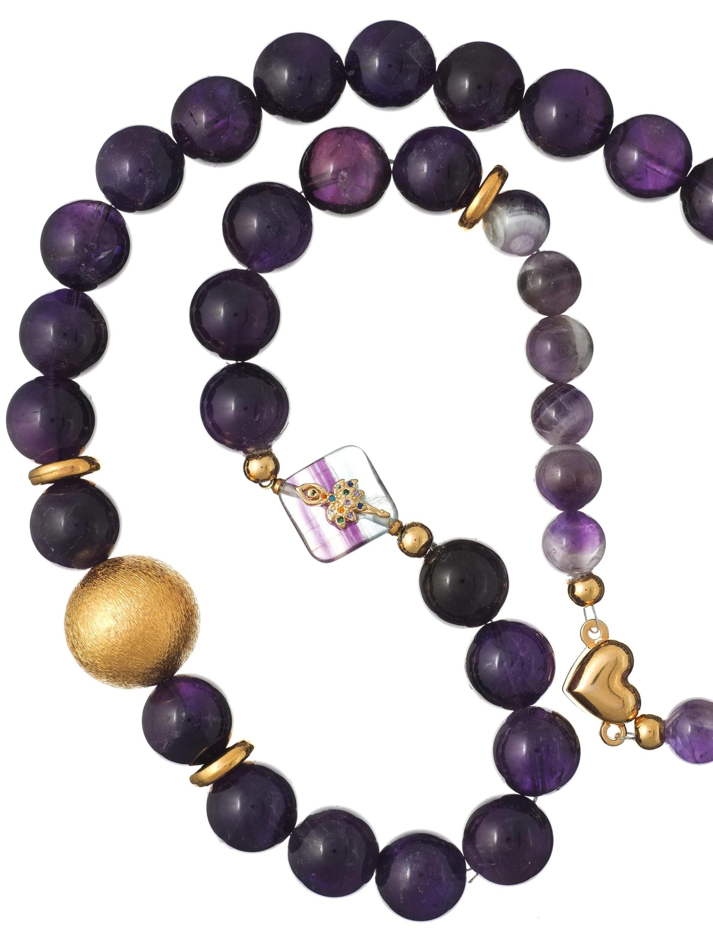 THE GEM STORIES JEWELRY - Cadena en lila