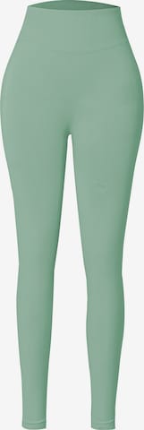 Slimfit Leggings 'FLEX' de la YEAZ pe verde: față