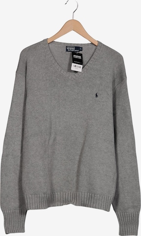 Polo Ralph Lauren Pullover XL in Grau: Vorderseite