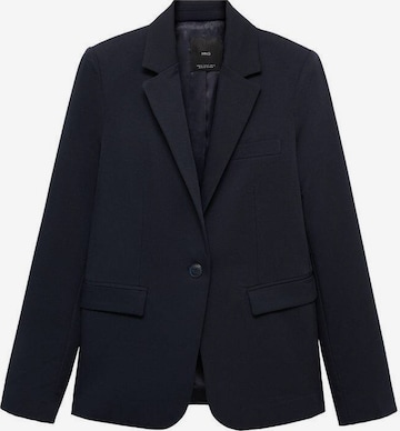 MANGO Blazer 'Boreal' in Blue: front