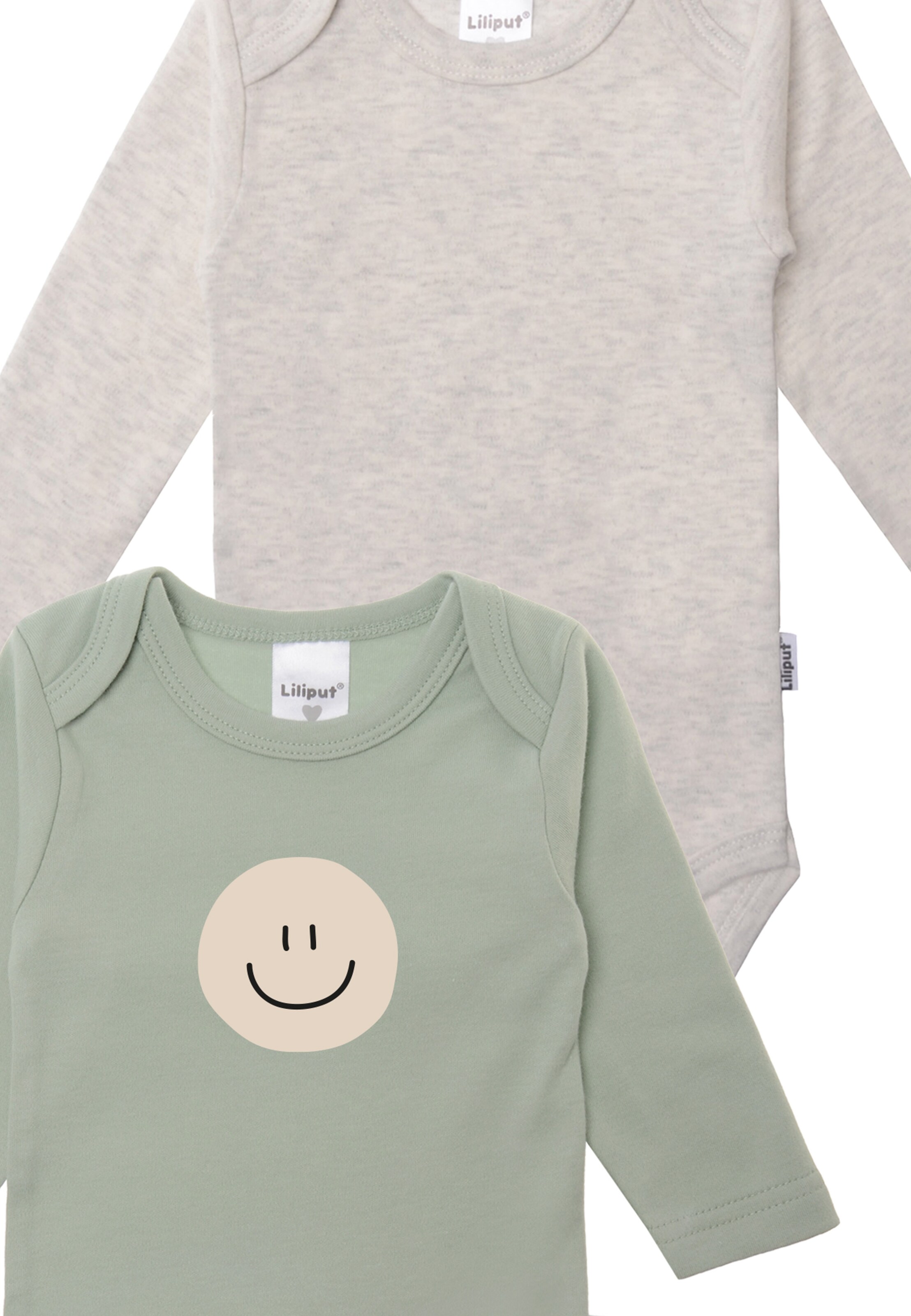 LILIPUT Romper/Bodysuit 'Smiley' in Grey