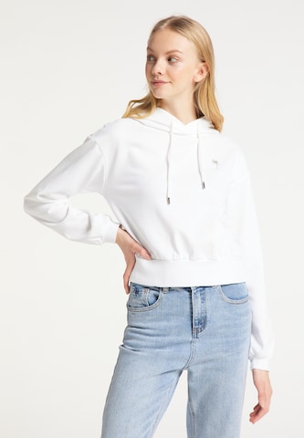 Sweat-shirt MYMO en blanc : devant