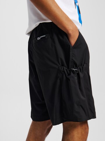 regular Pantaloni di KARL LAGERFELD JEANS in nero