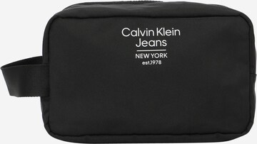 Trousses de toilette Calvin Klein Jeans en noir : devant