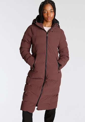 ICEPEAK Outdoor Coat in Brown: front