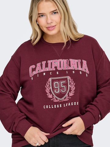 raudona ONLY Carmakoma Megztinis be užsegimo 'CARBEN'