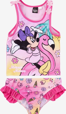 MINNIE MOUSE Bralette Bikini 'Tankini' in Pink: front