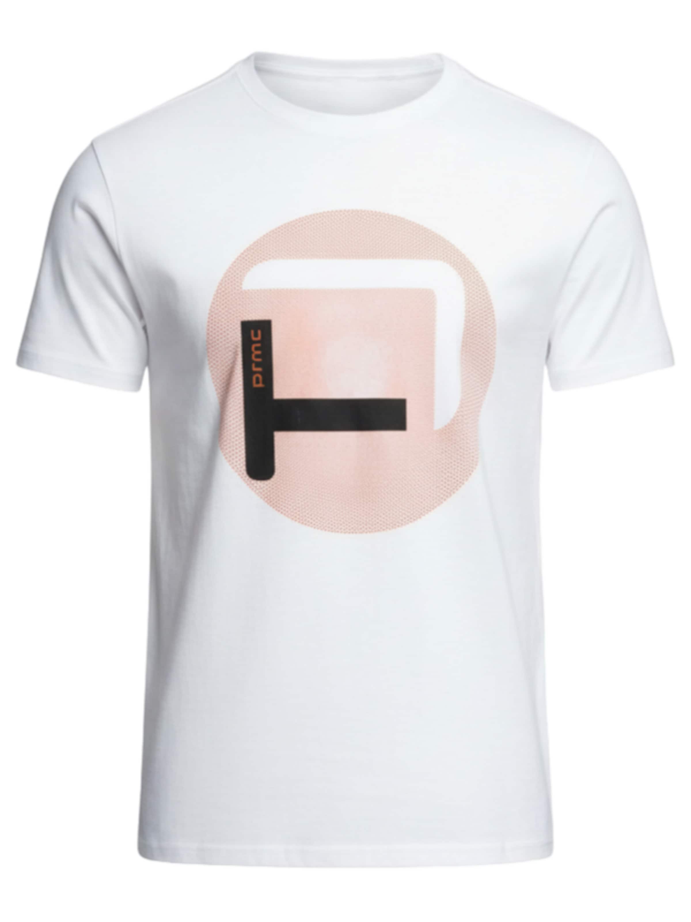 Ombre Shirt in Wit: voorkant