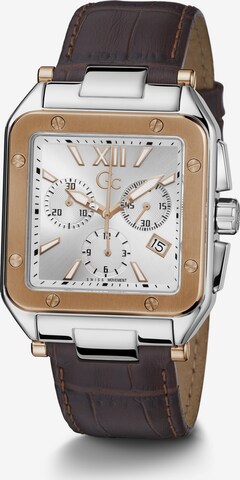 Gc Analog Watch 'Couture Square' in Brown