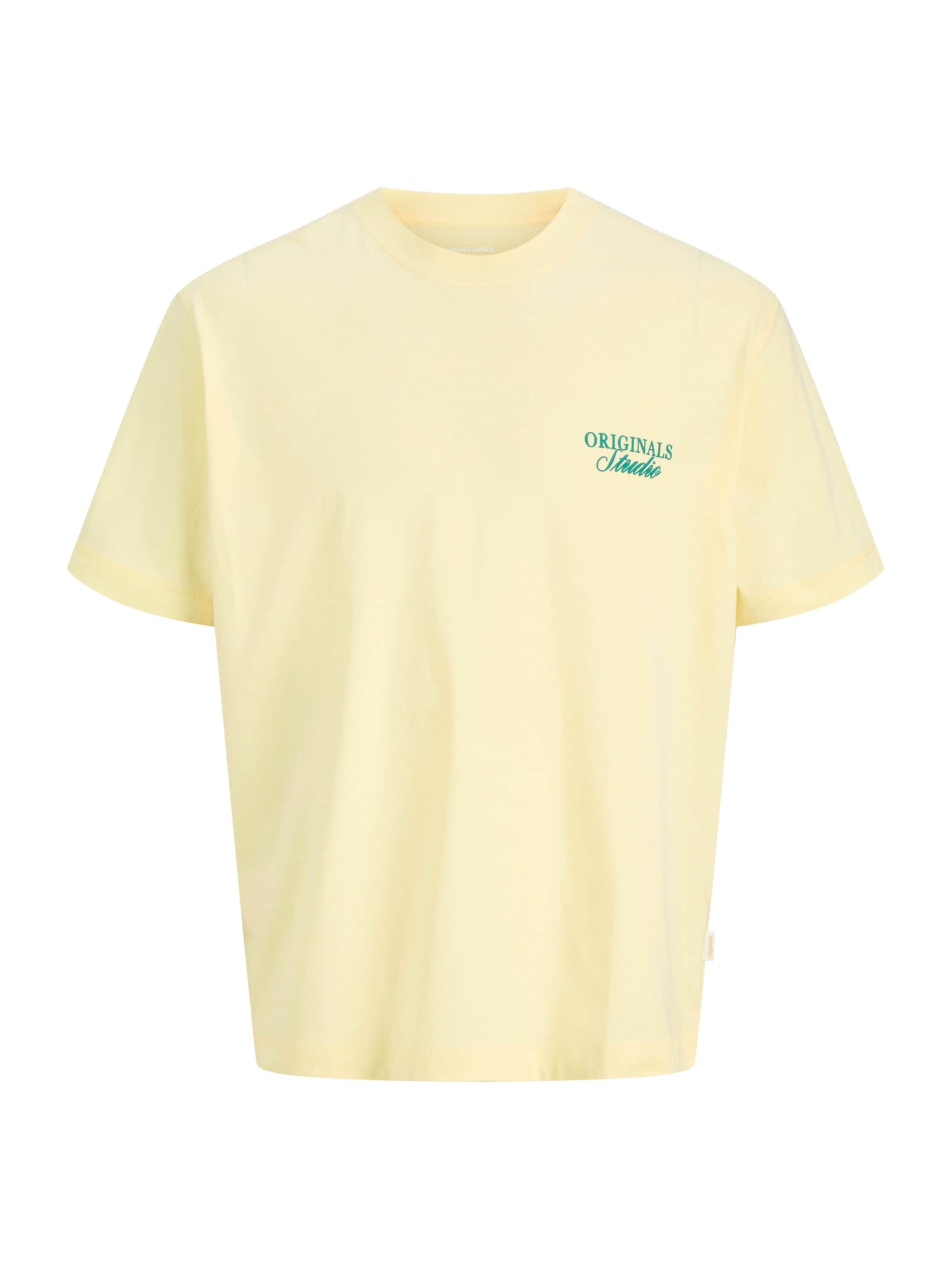 JACK & JONES Koszulka 'JORNorrebro' w kolorze żółty: przód