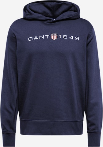 Sweat-shirt GANT en bleu : devant