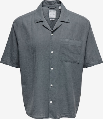 Only & Sons Hemd 'ONSCAIDEN' in Grau: Vorderseite