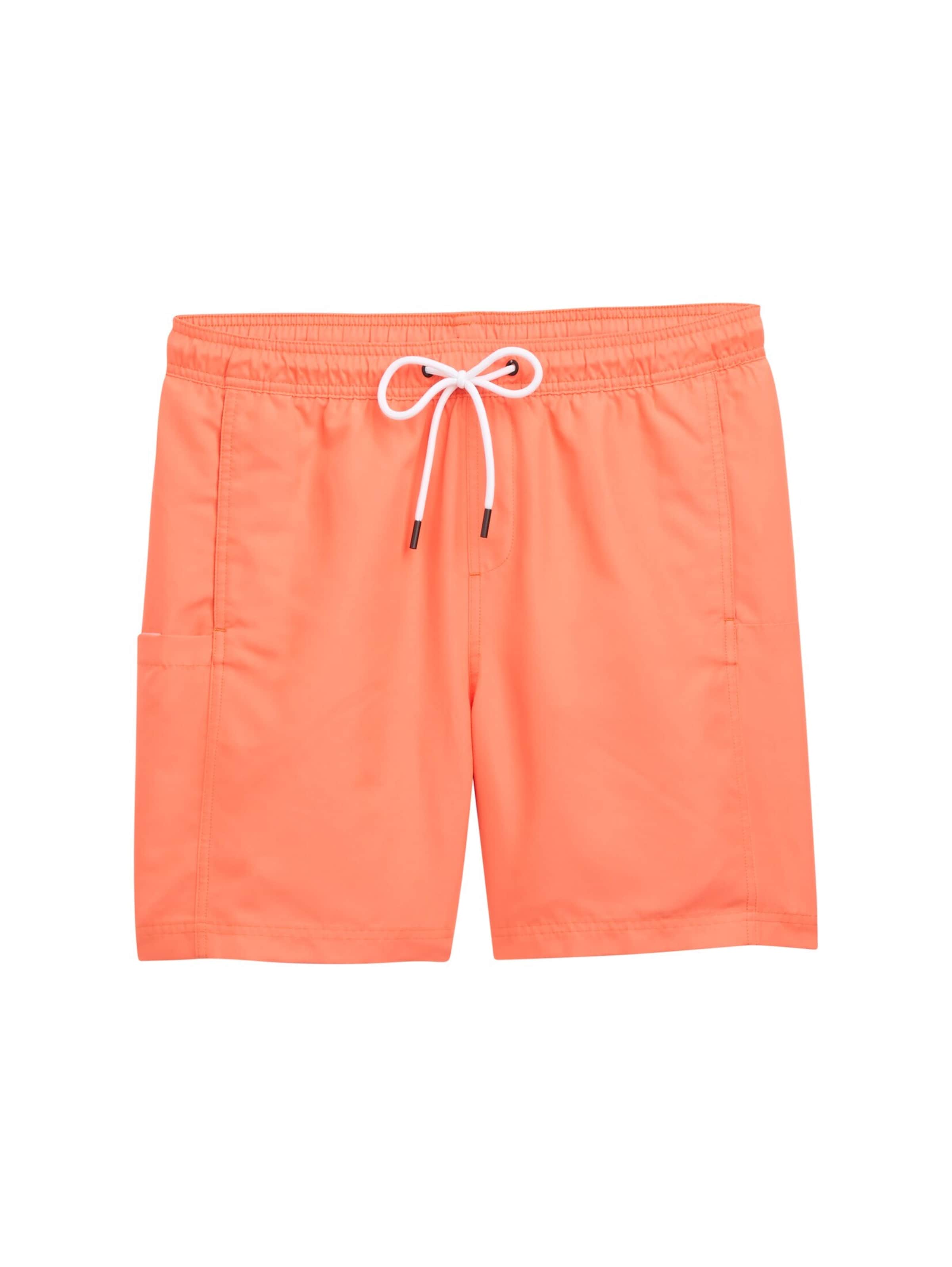 TOM TAILOR DENIM Badeshorts in Orange: Vorderseite