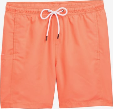Shorts de bain TOM TAILOR DENIM en orange : devant