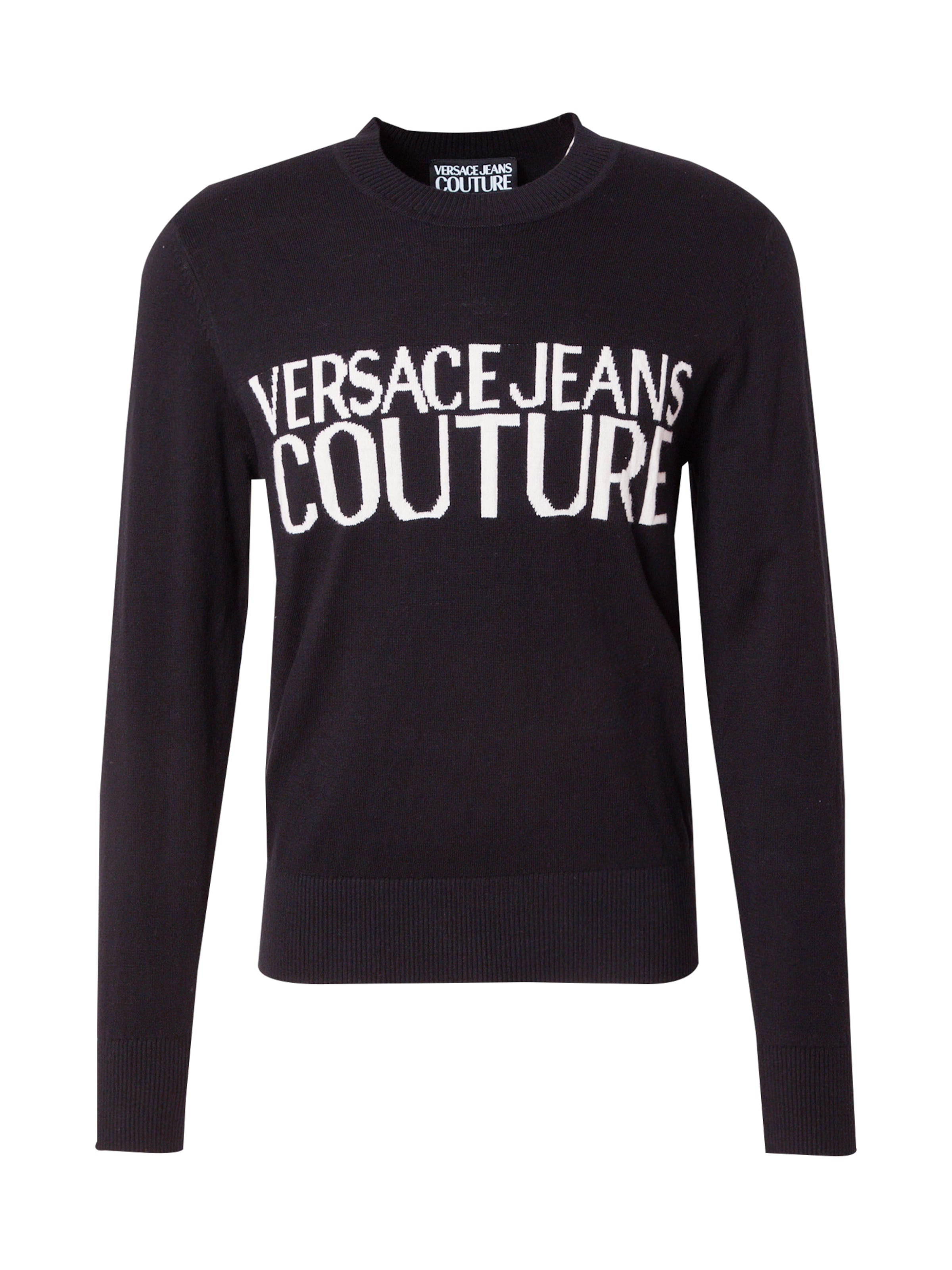 Versace Jeans Couture Sweater in Black: front