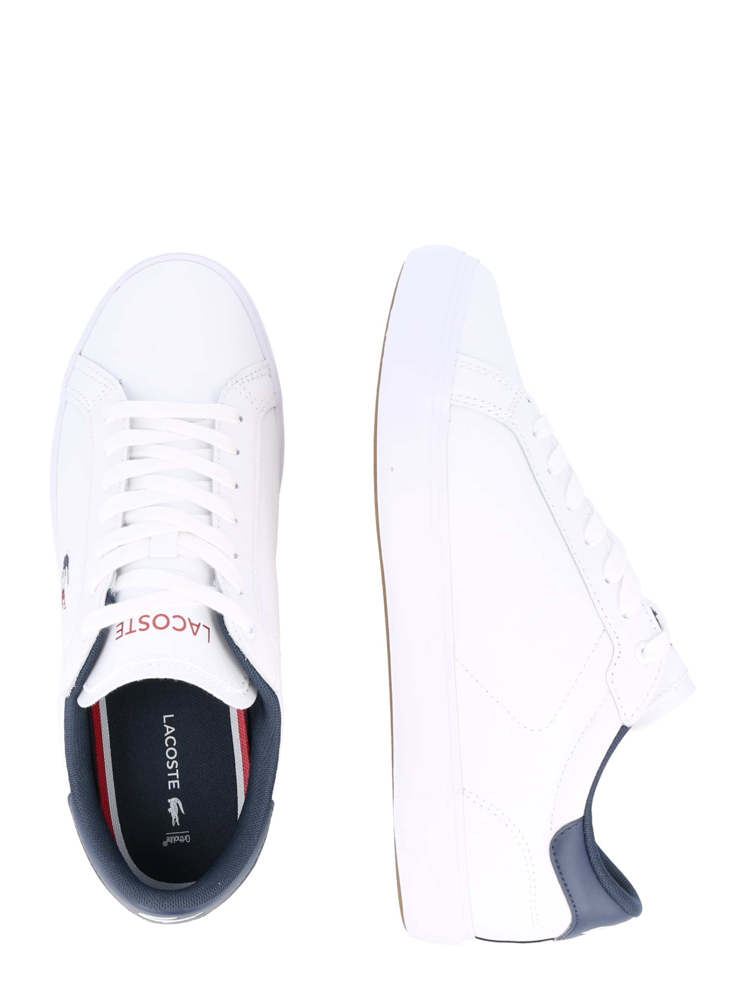 LACOSTE Sneakers laag 'Powercourt' in Wit