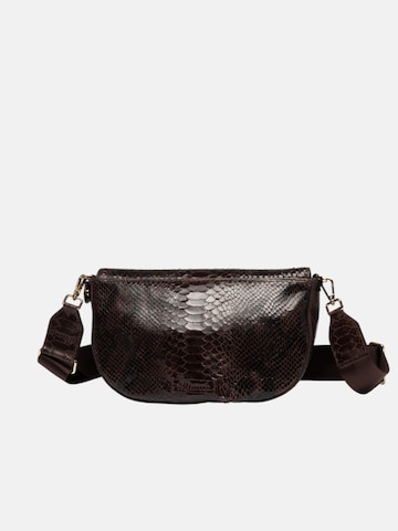 Clio Crossbody bag 'NEPTUNE 2.0 PYTHON (CHOCOLATE BROWN)' in Brown