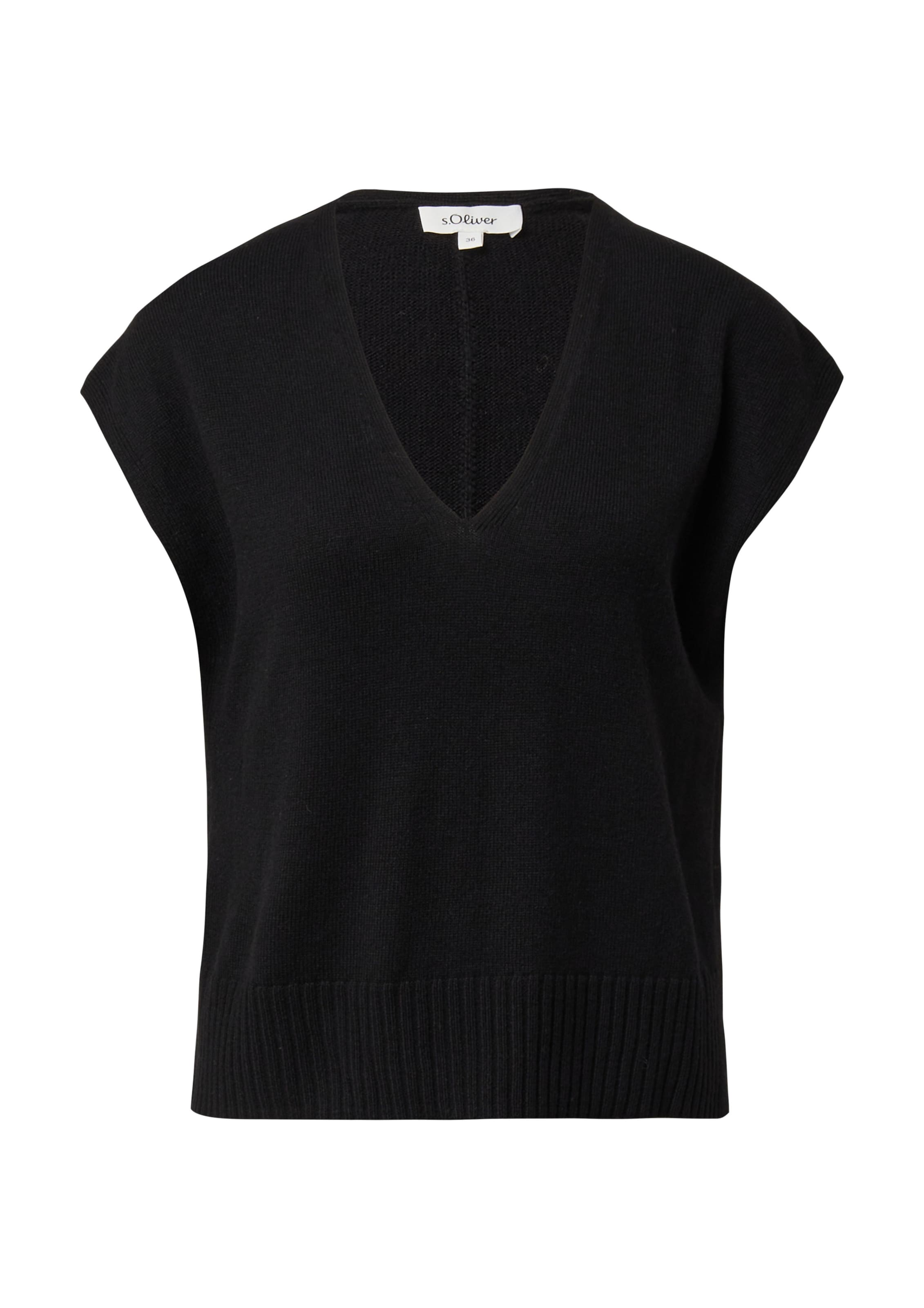 s.Oliver Pulover | črna barva: sprednja stran
