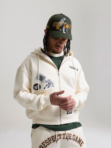 AND1 Sweatjacka 'Respect The Game' i beige