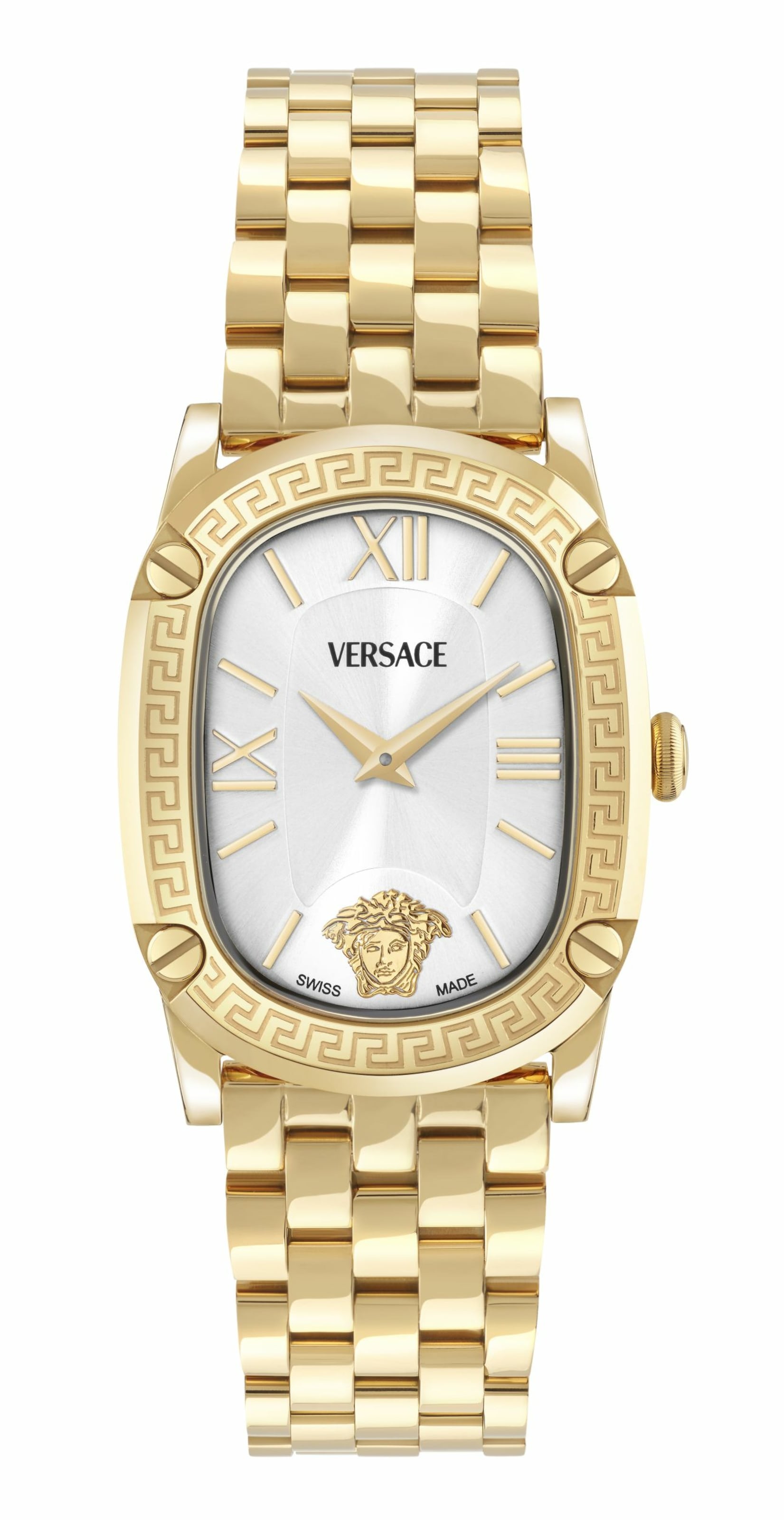 VERSACE Analog Watch in Gold / White, Item view