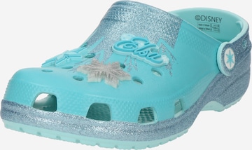 Crocs Avonaiset kengät 'Frozen Elsa Classic' värissä sininen: etupuoli
