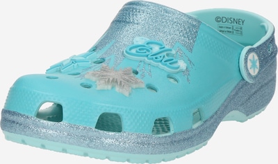 Crocs Otvorene cipele 'Frozen Elsa Classic' veličine 28-29 u neonsko plava / plava melange / siva, Pregled proizvoda