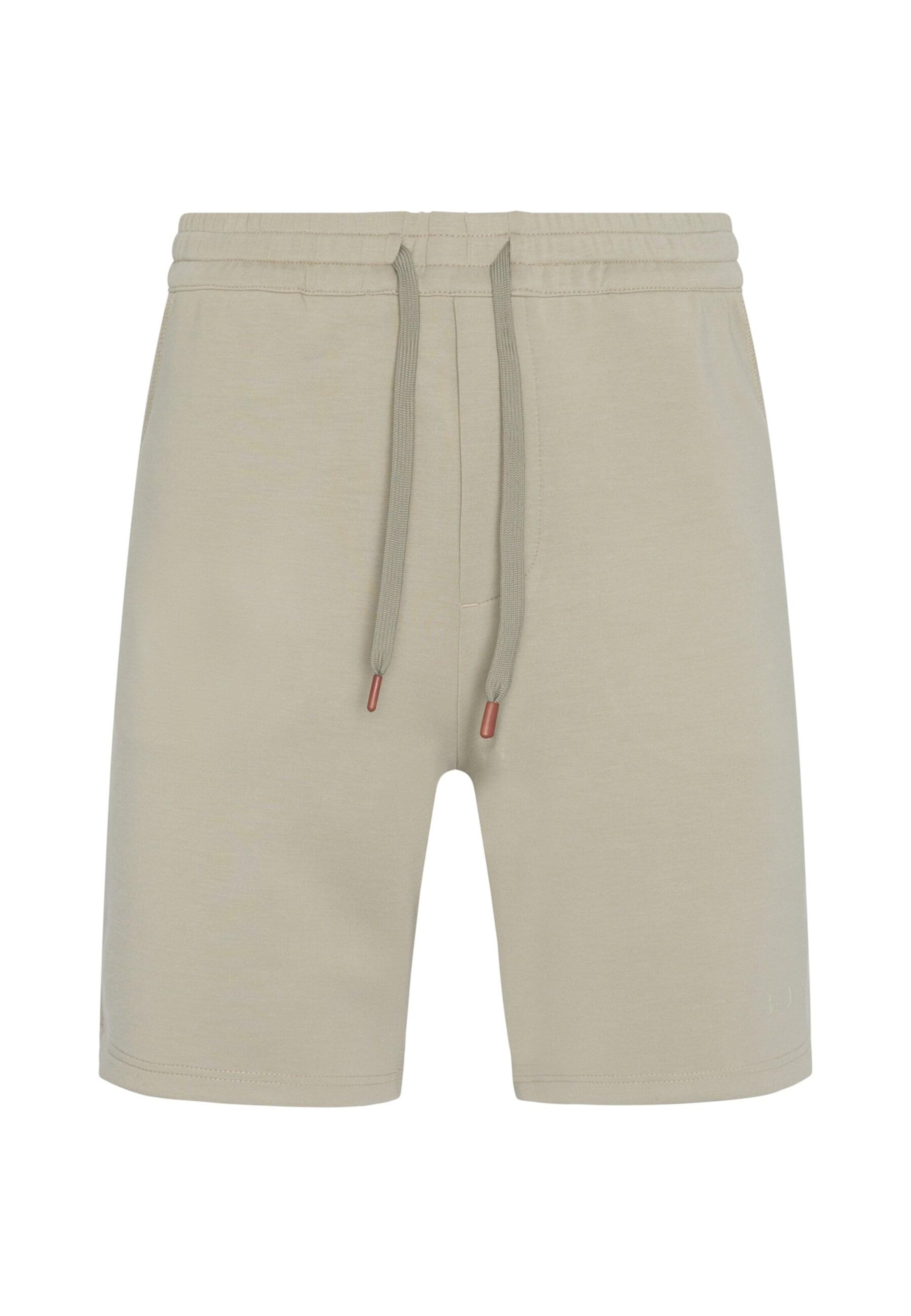 Born Living Yoga Sportief sweatvest 'Hughes' in Beige: voorkant