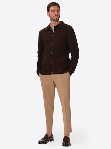 Vestes en maille 'Vermeer' Distretto12 en marron