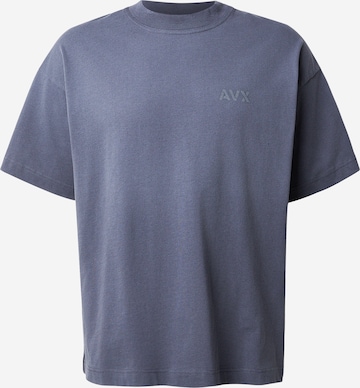 Tricou 'DEPLOY' de la Avirex pe gri: față