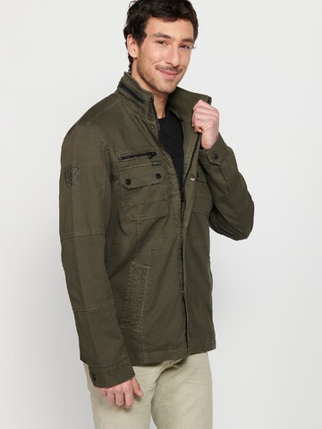 KOROSHI Between-Season Jacket in Green