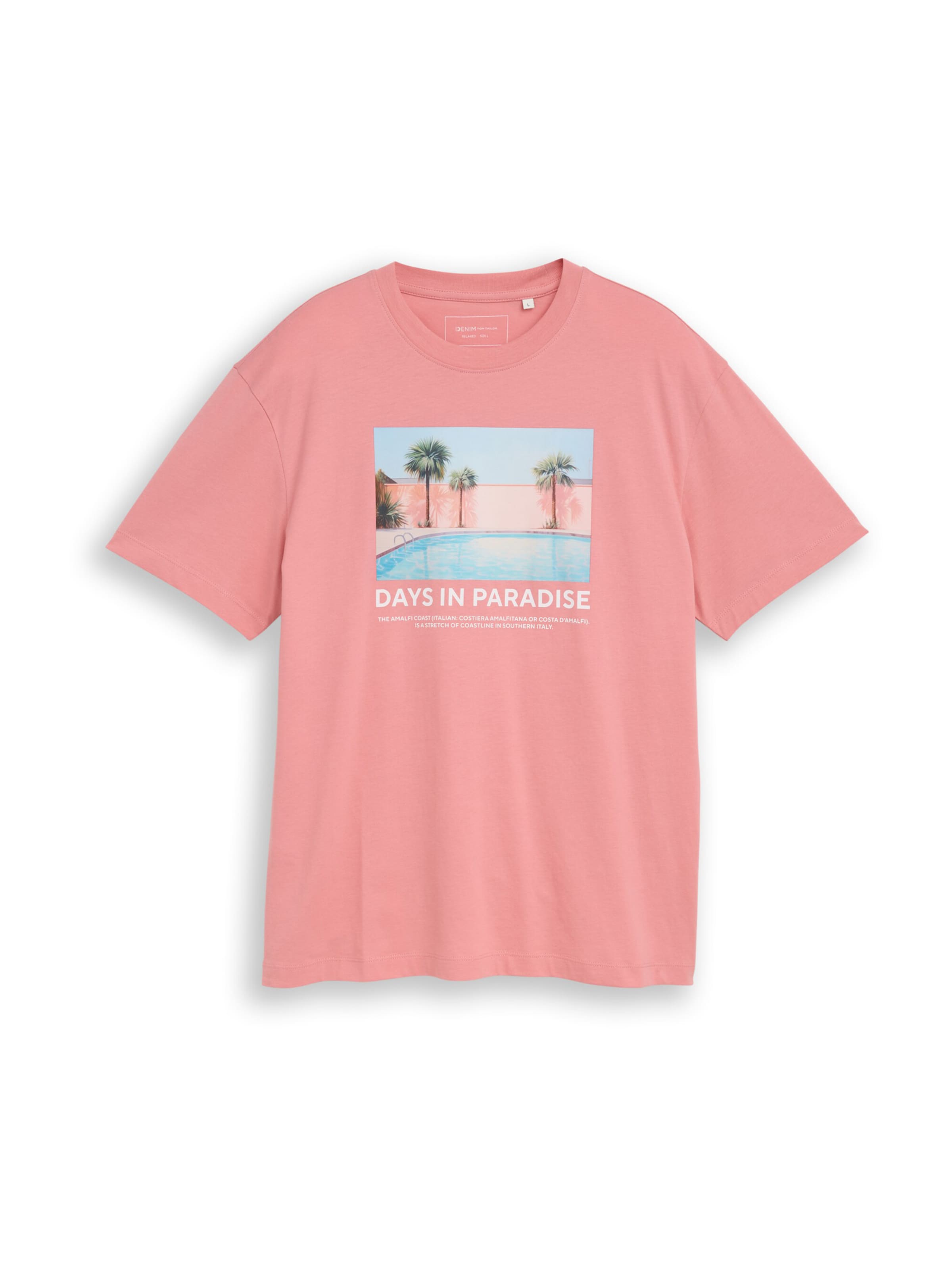 TOM TAILOR DENIM Shirt in Pink: front