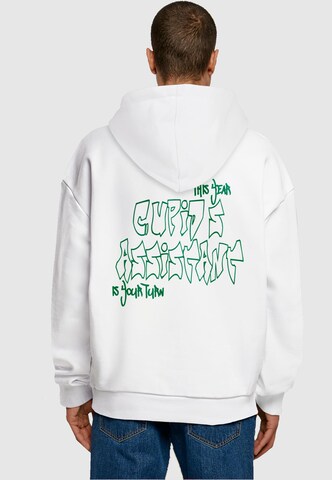 Merchcode Sweatshirt ' Cupid´s Assistant ' in Wit