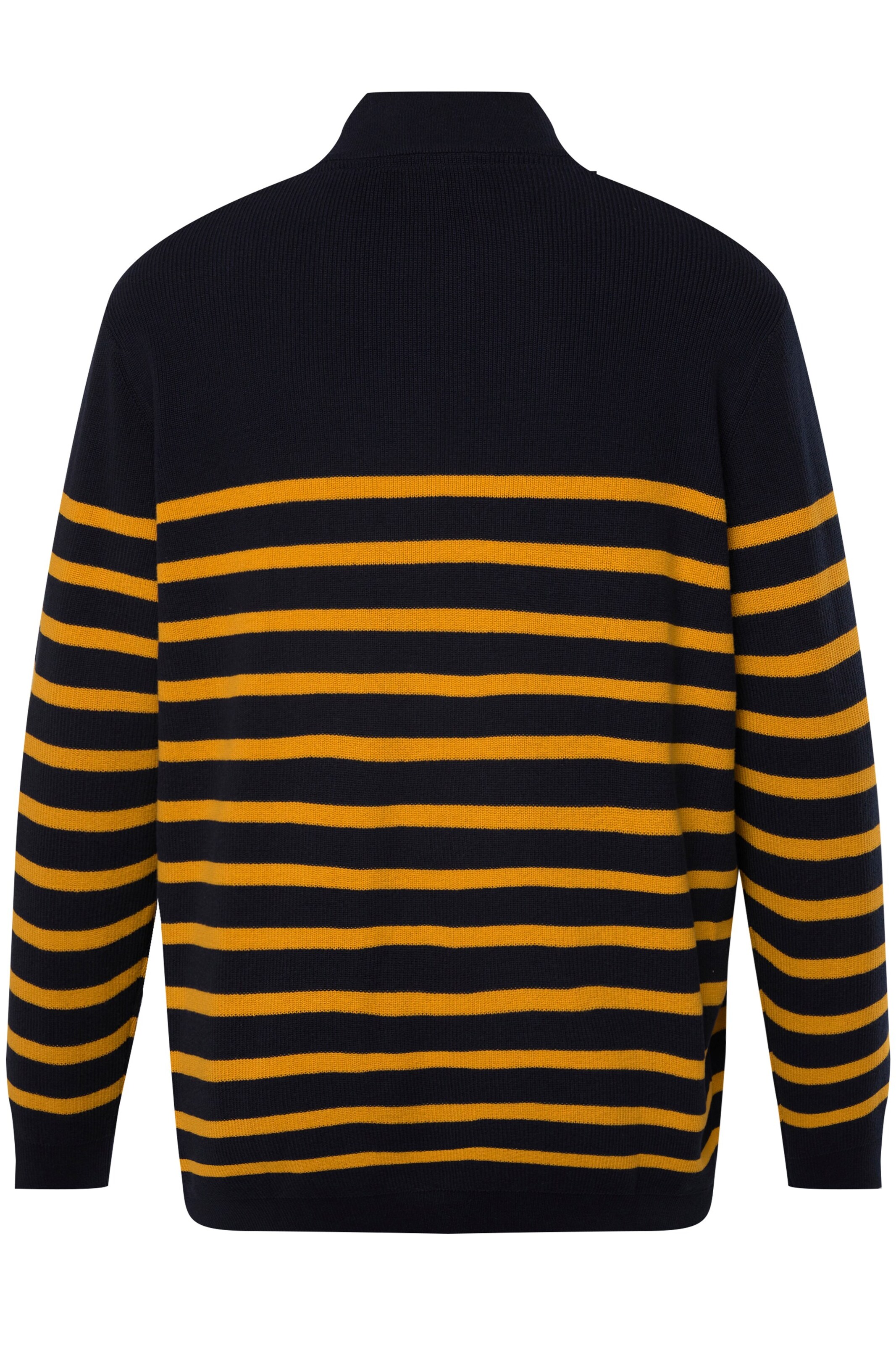 Men Plus Pullover in Schwarz