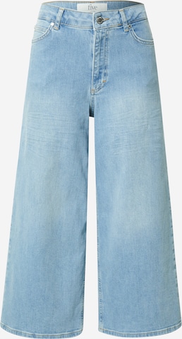 Wide Leg Jean 'Abby Crop' FIVEUNITS en bleu : devant