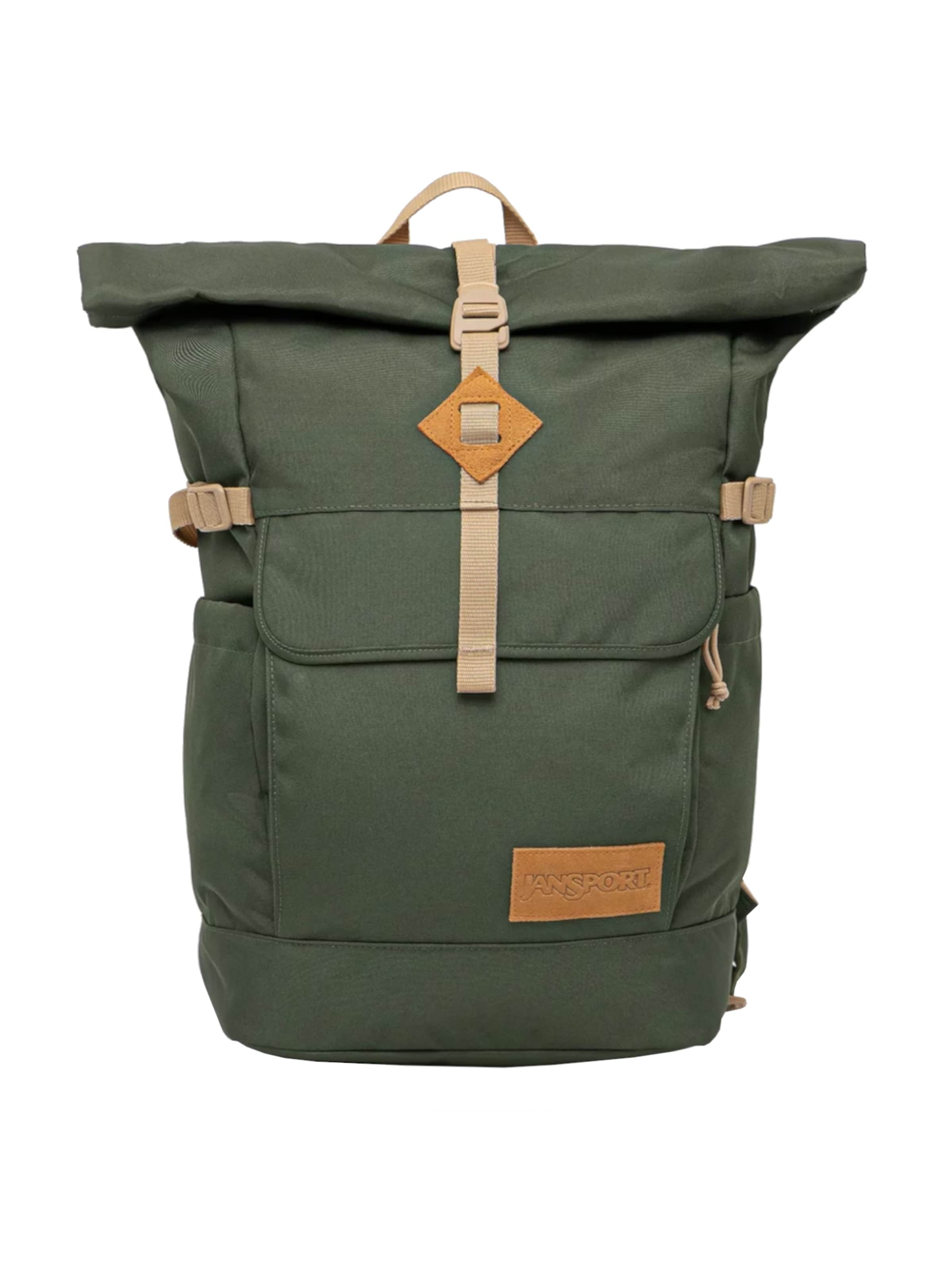 JANSPORT Backpack in Green: front