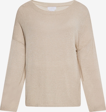 Pull-over usha WHITE LABEL en beige : devant